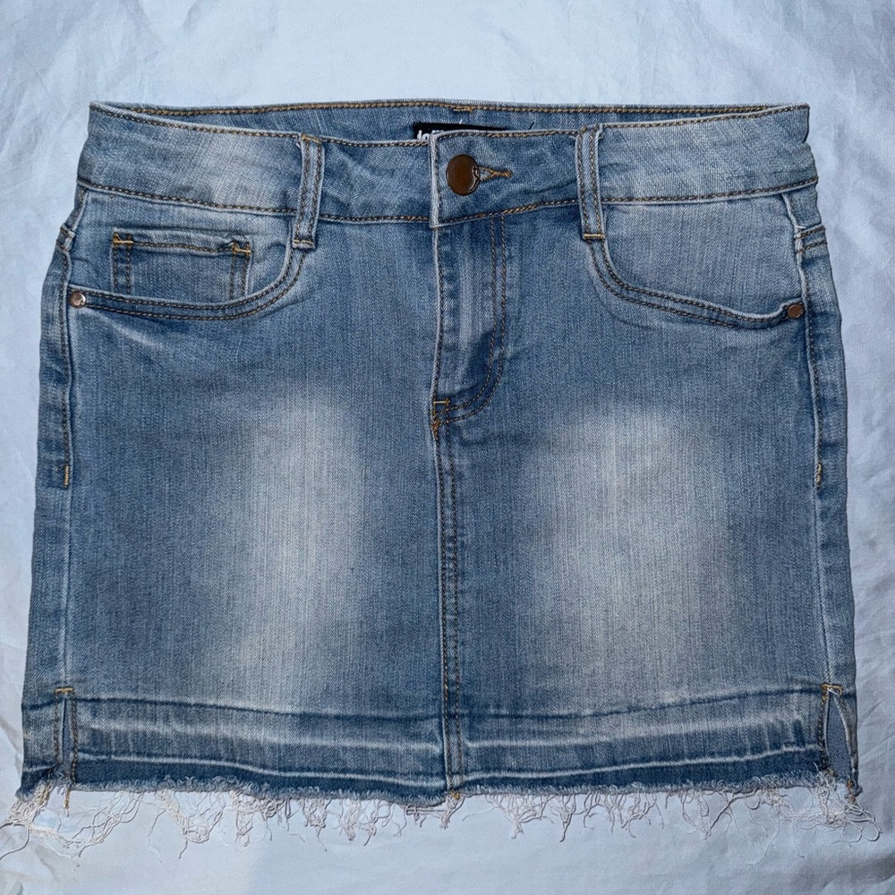 Mini Jean Skirt